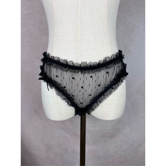 Vintage Victoria’s Secret Sexy Little Things Black Lace S - Picture 1 of 9